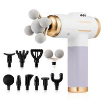 2026 New 11-IN-1 Electric Massage Gun 99 Level Powerful Fascia Gun High-Frequency Vibration Body Massage Gun Arms Leg Muscle Masajeador