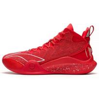 Li-Ning CJ-1 Mid Play Off Men Sneakers Red Flame-Red Standard-White ABAR019-7 39⅔