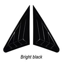 Elegantiški juodi ABS galinių šoninių langų gaubtai sedanams A3 S3 Bright black
