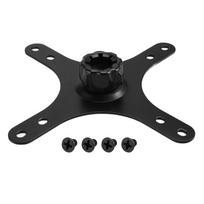 Portable Monitor Mounting Adapter Bracket Plate 17mm Ball Head To 100x100mm Wall Mount Arm Mount Universal Mount