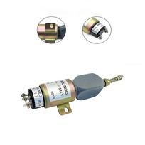1x 12V 3 gnybtai 1751ES Dyzelinio variklio išjungimo solenoidinis valdymo vožtuvas Rinkinys