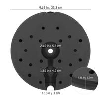 240X22mm Stalo ir grindų lempos pagrindo atsvaros priedai, apšvietimo armatūros lempos pagrindo važiuoklės svorio blokas 1600g