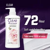 CLEAR Niacinamide Anti-Dandruff Shampoo, Cherry Blossom (500g)