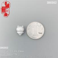 Chiikawa Pure Silver 999 Bead - Kii, Hachi, Nyan, Usagi 3D Design Silver Rope DIY Accessories 3D Hard Silver 999; Single Price