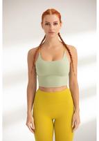 Wire-Free Sports Bra: Criss-Cross Beautiful Back, Thin Straps, Quick-Dry & Breathable—Perfect for Yoga & Outdoor Use