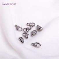 Stainless Steel 10mm/12mm Lobster Clasps,Clasps For Jewelry Making,DIY Bracelet Making Accessories,Jewelry Materials Wholesale 10 pieces