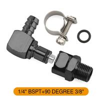 Fit For BMW S1000RR/R/XR R1200GSW/GSW ADV/RTW/RW/RSW Triumph Fuel Petrol Line Hose Quick Release Disconnect Coupling Kit Black Set C