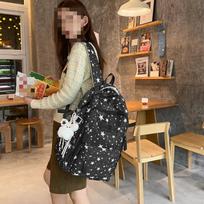 College Student School Bags Girls' High-capacity Crossbody Bag Travel Lightweight Backpacks Waterproof Breathable Junior High School Student Backpack 31*18*44cm Only backpack juoda