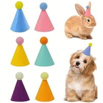Cute 6pcs Set Mini Party Hats Lightweight Colorful Cone Hats Party Hats New Year Celebration