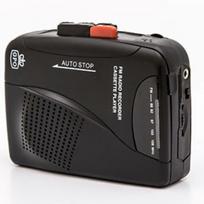 USA Imported Black GPO Cassette Player and Radio with MISC Accessories