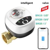 Vandens vožtuvas IP65 Atsparus vandeniui Valdymas per programėlę Laiko automatika Balso valdymo integracija WiFi Vandens vožtuvas white