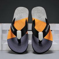 Thongs Slippers Men, Large Size Non-slip Outdoor Sandal Slippers, Men's Casual Beach Sandal Slippers 39 oranžinė