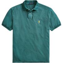 Polo Ralph Lauren Solid Color Pony Embroidered Casual Short Sleeve Polo Shirt Men tops Green 710670136-045 XS