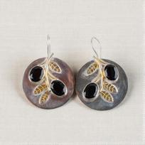 Black Onyx Gemstone 925 Sterling Silver Jewelry Handmade Dangle Earrings 1.77  EE-81-7