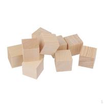 12 vnt. medinių kaladėlių, natūralus papuošimas rankdarbiams 30mm beige