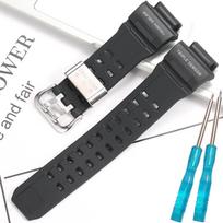 Casio 10455201 Pakeičiama dervos apyrankė Tinka GW-9400-1 Laikrodžio apyrankė Rangeman GW-9400 Vyriška dirželis Sportinio laikrodžio priedai 16mm