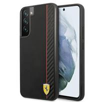 Dėklas Samsung Galaxy S22 Plus Ferrari On Track Carbon Juodas