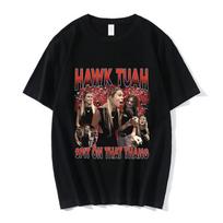 Hawk Tuah Spit on That Thang Funny Girls Meme Graphic T-Shirt Men Women Casual Cotton Oversized Short Sleeve T-shirts Streetw... S įvairiaspalvis