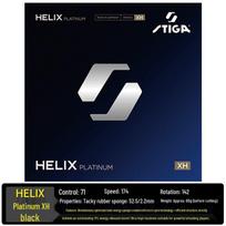 STIGA Helix Platinum Spin Didelio atšokimo Stalo teniso Gumos Backhand (M/H/XH) black
