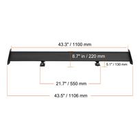 SucceBuy GT Wing Car Spoiler 53.1 inch Universal Spoiler with Double Deck Car Rear Spoiler Wing, Racing Spoiler BGW/JDM Drift 43.5x8.7x5.1 in