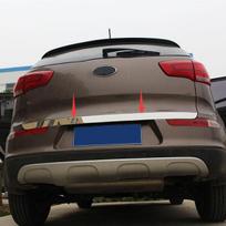 Chromuotas bagažinės dangčio dangtelis Kia Sportage R 11-15 Nerūdijančio plieno galinės bagažinės dangčio apdailos juosta 2015