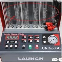 Standartinis stiklinis vamzdelis 6 vnt./partija CNC602A CNC-603C kuro purkštukų valymo aparatui