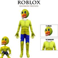 Roblox Rainbow Friends Cosplay Kostiumas Kombinezonas Vaikams Puikiai Tinka Helovinui Ir Vaidmenų Žaidimams 120cm