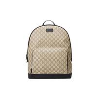 Gucci Presbyopia Logo Canvas and Leather School Bag Backpack Men's Ebony/Black #Classic Recommendation# juoda