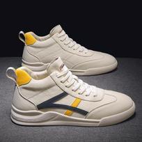 Autumn high-top shoes flat casual shoes mid-top high-end autumn and winter board shoes 39