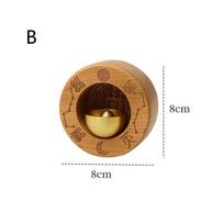 Magnetic Wind Chime Doorbell Wooden Copper Doorway Ornamental Entry Bell Sensor For Home Coffee Shop B