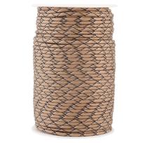 550 Reflective Paracord Parachute Cord Lanyard 9 Strand Core 100m (Black)