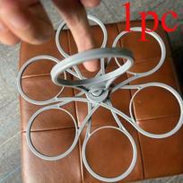 Foldable 6-Cup Coffee Glass Carousel Bracket Anti-Scald Portable Drinking Bottle Holder for Camping Party Home Bar