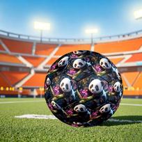 1pc Panda Fantasy Forest Size 5 Soccer Ball Professional Match Training Football Indoor &Outdoor Sports Ball Training Ball Lightweight Durable y27 Size 5