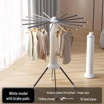 Octopus Floor-standing Foldable Clothes Drying Rack for Indoor and Balcony Use