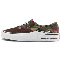 AAPE x Vans Authentic Bolt - Green Camo Unisex Sneakers Pink VN000BWCCMA 35