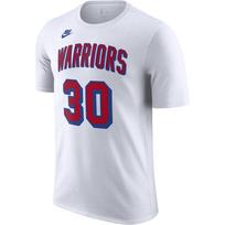 Nike X NBA Collaboration Golden State Warriors Stephen Curry Essential Hardwood Classics Crew Neck Pullover Cotton Short Sleeve T-Shirt HJ2753-103 M