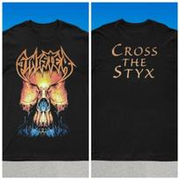 2025 New SINISTER - CROSS THE STYX Printed Unisex Street Fashion Trendy Short Sleeves Made of Pure Cotton Round S