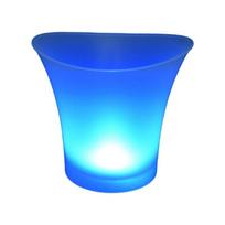 LED Glowing Ice Buckets Bar Nightclub Light Up Champagne Beer Bucket