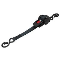 SelfRetracting Heavy Duty Ratchet Strap with 2Clip Heavy Strength for Securing Cargo Motorcycle Truck Safe Load Holding