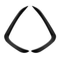 For BMW X5 F15 M Sport 2014-2018 Car Front Bumper Side Canards Spoiler Diffuser Splitter Fog Light Cover Trim Body Kits Gloss Black