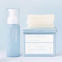 [Pore Care Set] Blue Vitamin Bubble Serum 70ml + Blue Collagen Patches 80 Sheets Blue Bubble Serum + Collagen Patch