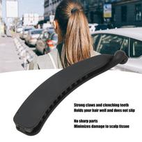 10PCS Sweet Banana Hair Clip Fashionable Flexible Banana Clip Ponytail Holder  For Women
