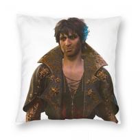 Lord Enver Gortash Baldur'S Gate 3 Square Pillowcase Polyester Linen Velvet Pattern Zip Decorative Car Cushion Cover Peach skin 18*18(CM)-1Pcs