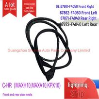 Durų sandarinimo juosta Toyota C-HR, MAXA10: 67861-F4050, 67871-F4040. Left Rear black