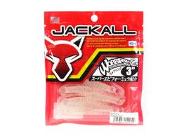 Išpardavimas Jackall Minkštas masalas Wobbring Grub Tail 3 coliai Prism Fry Clear (4054)