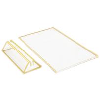 Display Stand Acrylic Double-sided Sign Transparent 10*15cm vertical