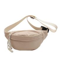 Crossbody Breast Bag Canvas Casual Bag Women's New Trendy Summer Sports Niche Versatile Ins Fanny Bag Women's Bag