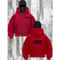 Autumn/Winter Couple Hooded Zipper Sweatshirt Loose Hooded Casual Top Warm Long Sleeve S