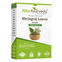 Attar Ayurveda Natural Bhringraj Powder 100g For Hair Growth Hair Mask & Eating 100% Pure No Chemicals