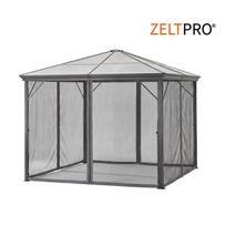 Tinklelis nuo uodų (4 sienos) skirtas Lauko Pavėsinei Zelptro Deluxe 300x300 Pilka